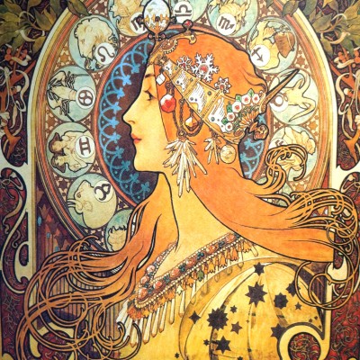 Alphonse Mucha/ Zodiac – Mixed Emotions Fine Art