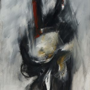 Ammar Alobaidi Abstract Figures Mixed Emotions Fine Art